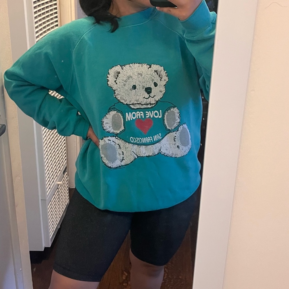 Vintage 90’s “Love From San Francisco” Teddy Crew Neck Sweatshirt